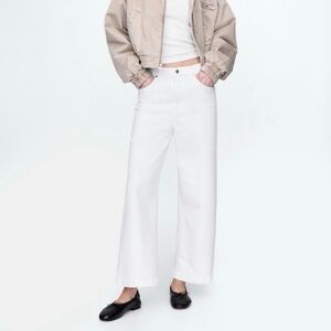 GAP High Rise Stride Wide-Leg Ankle Jeans